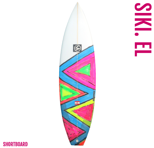 Shortboard SIKI.EL 2014, Somo Surfboards, Surf, Tahiti